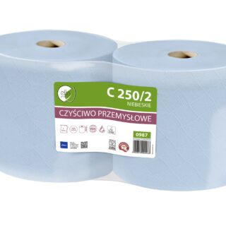 Czyściwo Przemysłowe Papierowe Niebieskie Dwuwarstwowe 250/2 Ellis- 2 rolki