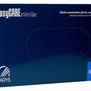 Rękawiczki nitrylowe bezpudrowe Zarys Easycare L niebieskie 100 szt